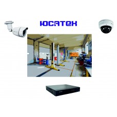 Комплект видеонаблюдения для автосервиса (IP) №6