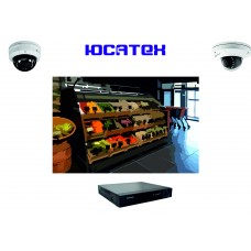 Комплект видеонаблюдения для магазина (IP) №5
